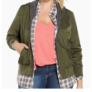 TORRID Nylon Jersey Bomber Jacket Plus Size 4X
